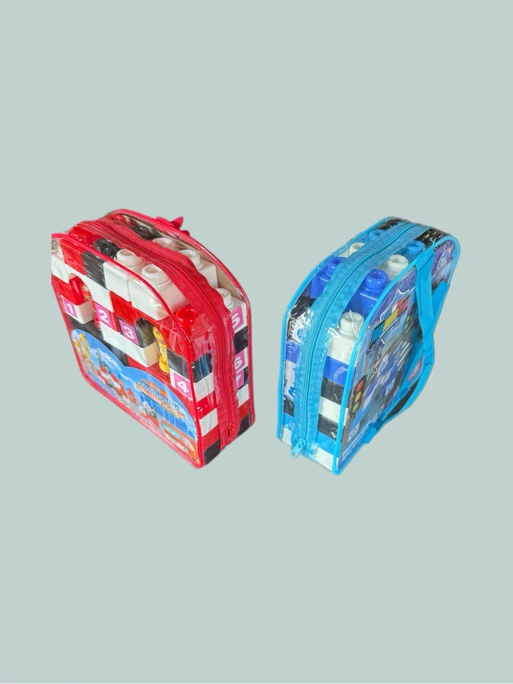 Toddler Building Block Backpack Sets Police & Firefighter– Brand New!